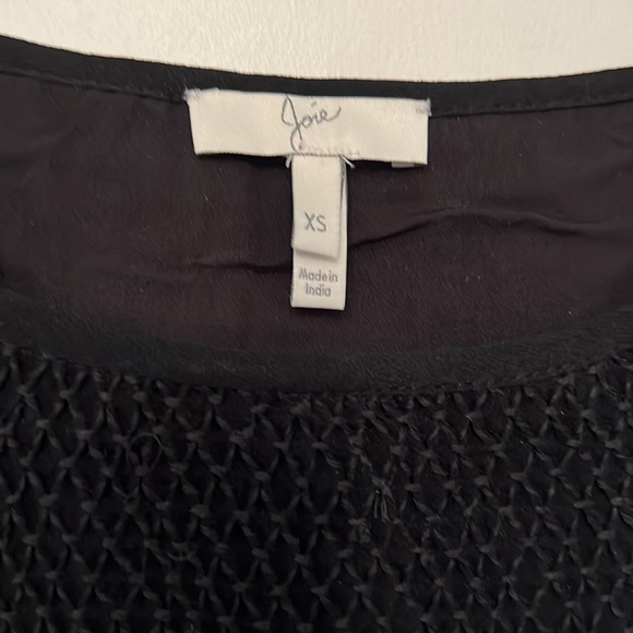 Joie Black boho elbaz blouson dress XS - Picture 5 of 12